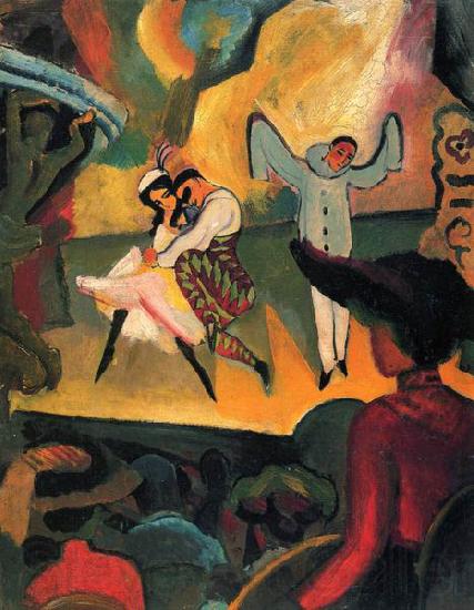 August Macke Russisches Ballett